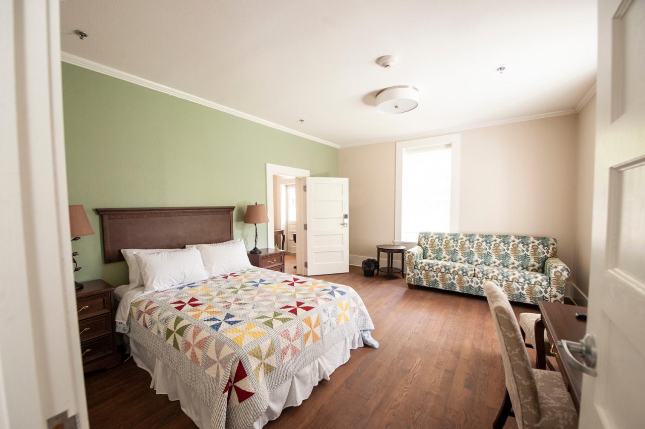 Jailhouse Bed and Breakfast guest room at Historic Washington State Park 